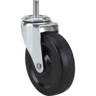 3in. Fairbanks Swivel Caster with Threaded Post  Up to 299 Lbs.