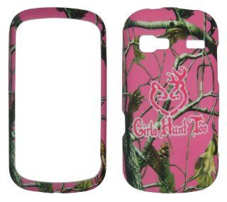 Lg Xpression C395 (At&t) Pink Camo Girls Hunt Too Skin Hard Case/cover/faceplate/snap On/housing Cell Phones & Accessories