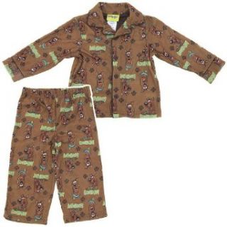 Scooby Doo Coat Style Pajamas for Toddler Boys 2T Clothing
