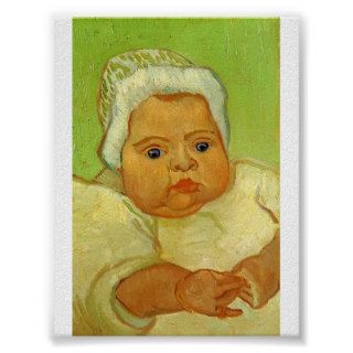 Van Gogh   The Baby Marcelle Roulin Poster