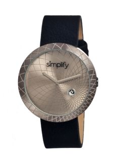 Mens The 1800 Stainless Steel Case Watch by Simplify