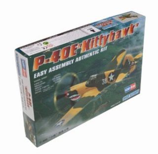 Hobby Boss P 40E Kittyhawk Airplane Model Building Kit Toys & Games