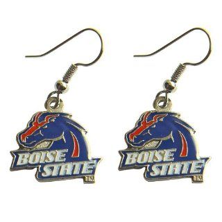 Boise State Broncos Dangle Logo Earring Set Ncaa Charm Gift  Sports Fan Earrings  Sports & Outdoors