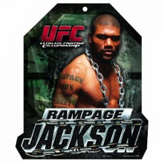 UFC Quinton Jackson 11 by 13 Wood Mascot/Player Sign  Sports Fan Decorative Plaques  Clothing