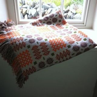 vintage welsh blanket by manon