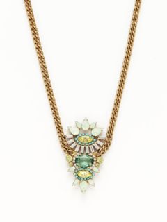 Long Opal Pendant Necklace by Elizabeth Cole