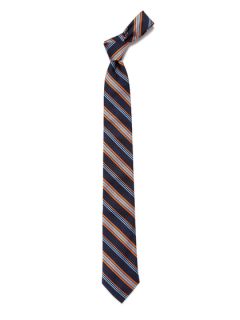 Silk Stripe Tie by Mr. Brown by Duckie Brown