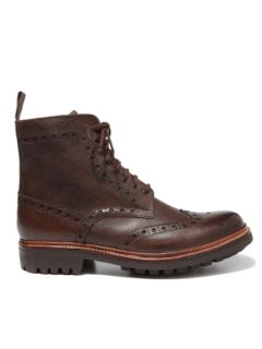 The "Fred" Wingtip Boots by Grenson