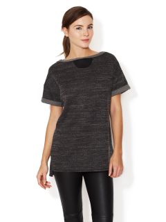 French Terry Draped Tunic by Firth