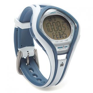 Timex Ironman® Sleek™ 150 Lap with Tap Screen™  Women's   White/Blue