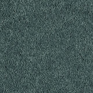 Shaw Soft & Cozy II Timeless Teal Textured Indoor Carpet