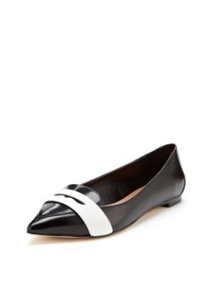 Aria Pointed Toe Loafer Flat by Elorie