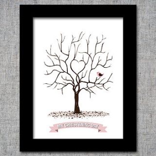 christening fingerprint tree by intwine