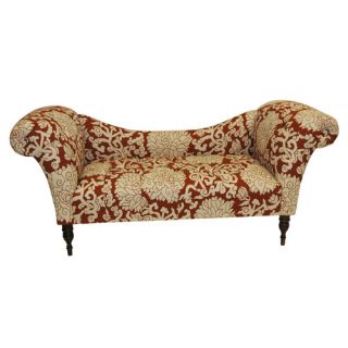 Roll Arm Cotton Chaise Lounge
