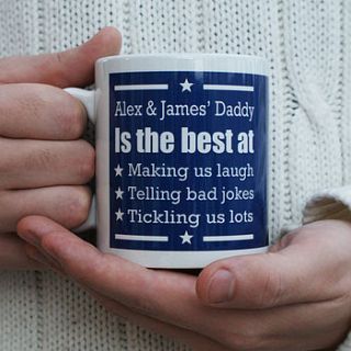 personalised 'you're the best' star mug by sparks living