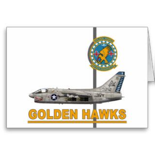 A 7 Corsair II VA 303 Golden Hawks Cards