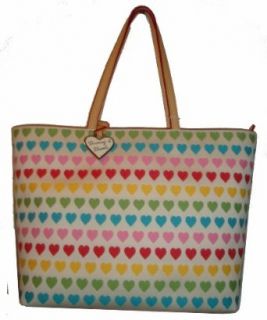 Dooney & Bourke Purse Handbag New Tote Heart Multi Colored Clothing