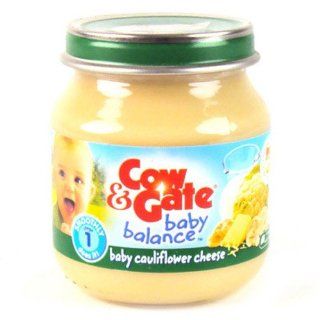 Cow & Gate 4 Month Cauliflower Cheese Jar 125g  Baby Food  Grocery & Gourmet Food