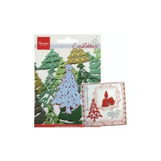 Marianne Design Creatables Dies, Christmas Tree 1, 2.25 by 3.25 Inch