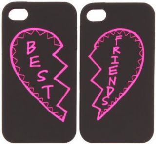 Rebecca Minkoff Best Friends 15PRBFXF12Iphone Case ,Black/Pink,One Size Clothing