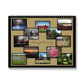 Simplicity  Photographic Calendar