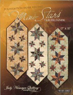 Judy Niemeyer 'Mini Stars' Table Runner Foundation Paper Piecing Pattern Arts, Crafts & Sewing