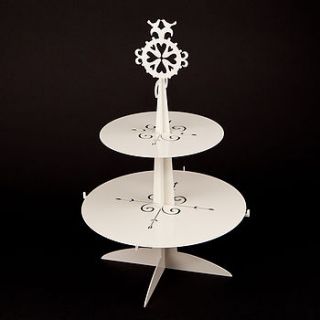 african lovebirds cupcake stand, large by exclusive roots