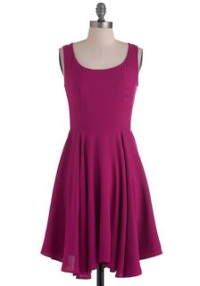 Just About Anywhere Dress in Raspberry  Mod Retro Vintage Dresses