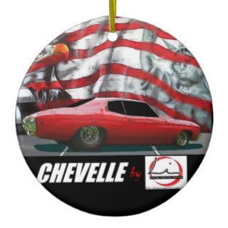 Custom 1970 Chevelle Christmas Ornaments