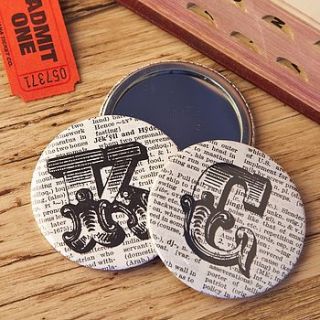 circus initial dictionary compact mirror by ellie ellie