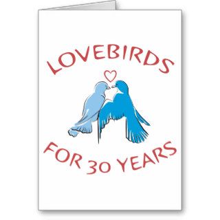 Cute 30th Anniversary Gifts Cards