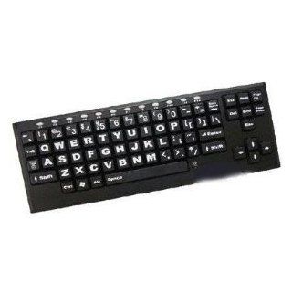 Chester Creek, Wireless large key keyboard BLACK KEYS WITH WHITE LETTERS (Catalog Category Input Devices Wireless / Keyboards  Wireless) 