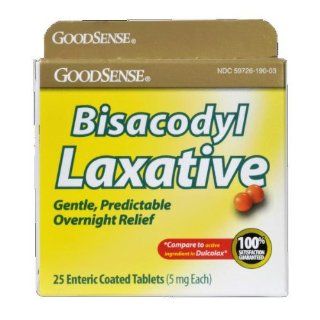 Goodsense Bisacodyl Laxative 25 Tablets (5 Mg. Each)  Beauty