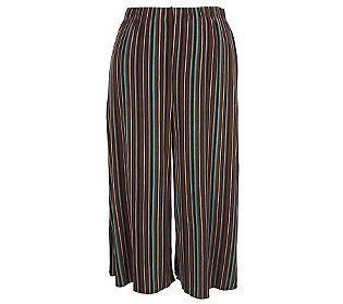 Citiknits Striped Gaucho Pants —