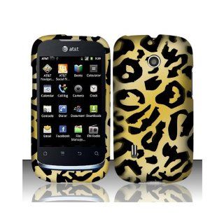 Yellow Cheetah Hard Cover Case for Huawei Fusion U8652 Cell Phones & Accessories