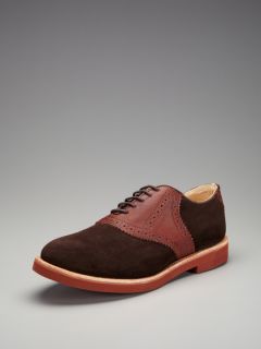 Suede Classic Saddle Shoes by Walk Over