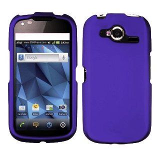 Importer520 Rubberized Hard Protector Case Cover for Pantech Burst P9070 9070, Purple Cell Phones & Accessories