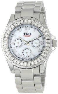 TKO ORLOGI Women's TK520 SL Capri Metal Silver Swarovski Crystal Watch Watches