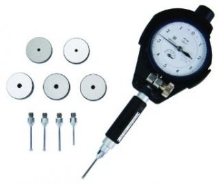 Mitutoyo 526 104 Dial Bore Gauge for Extra Small Holes, 0.4 0.7" Range, +/ 0.00016" Accuracy, Without Dial Gauge Protector Cover Bore Measurement Gauges