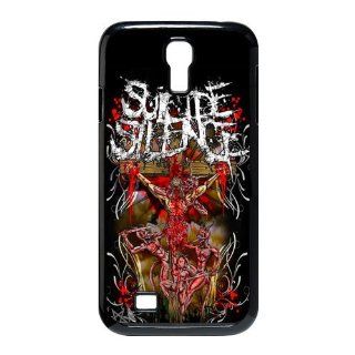 D 1 Deathcore Band Suicide Silence Print Black Case With Hard Shell Cover for SamSung Galaxy S4 I9500 Cell Phones & Accessories