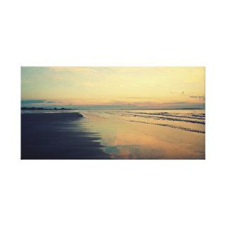 Ocean Sun rise Gallery Wrapped Canvas