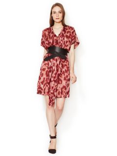 Silk Printed Zip Front Dress by Bally