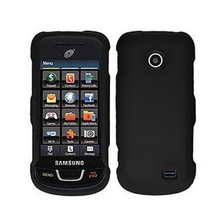 Black Rubberized Faceplate Hard Skin Rubber Case Cover for Samsung SGH T528G (Tracfone) w/ Free Pouch Cell Phones & Accessories