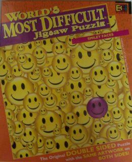 World's Most Difficult Jigsaw Puzzle; Smiley Faces, Double Sided Puzzle Toys & Games