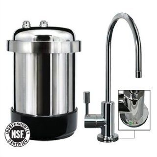 WaterChef® U9000 Premium Under Sink Water Filtration System (Polished Chrome Faucet)   Undersink Water Filtration Systems  