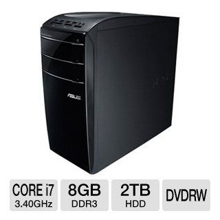 ASUS CM6830 Core i7 2600 8GB, 2TB GeForce GT530  Desktop Computers  Computers & Accessories