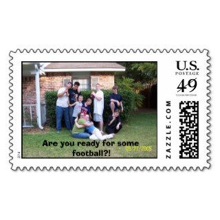 Are you ready for some football? postage stamps