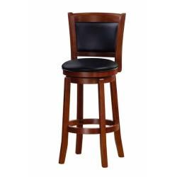 Chandler Oak Finish 30 inch Swivel Barstool Bar Stools