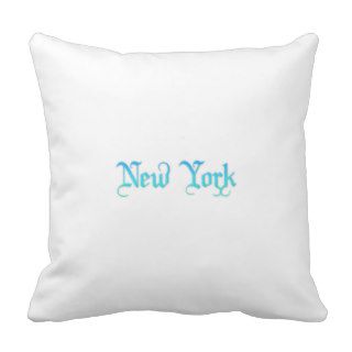 New York Throw Pillows