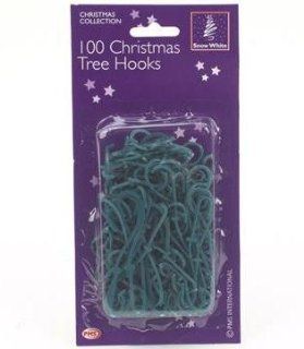Pms 100 Plastic Christmas Tree Hooks   Christmas Decoration Toys & Games